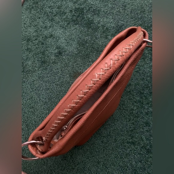 Faiez brown pebble leather purse - Picture 7 of 14